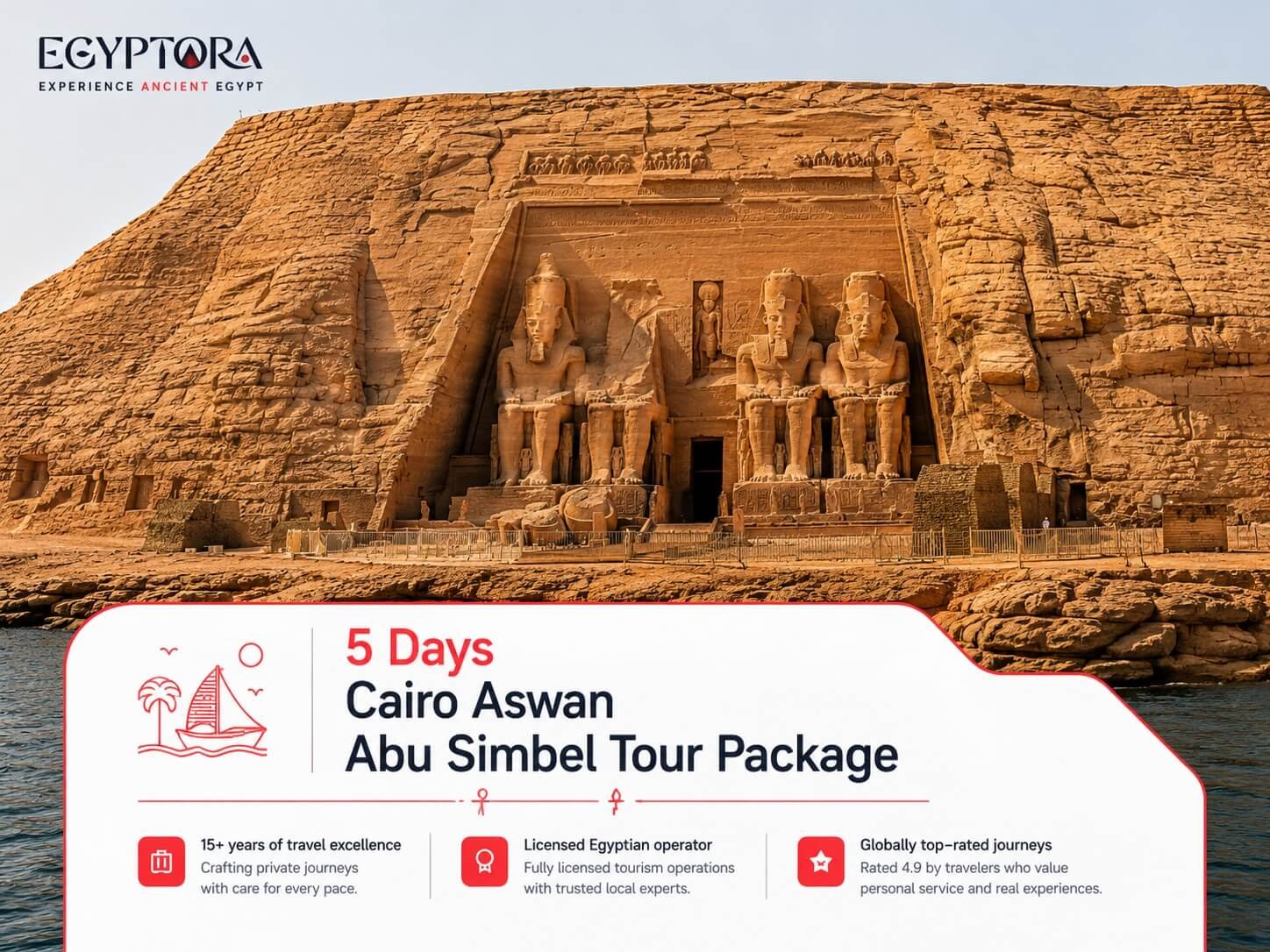 5 Days Cairo, Luxor & Abu Simbel Tour