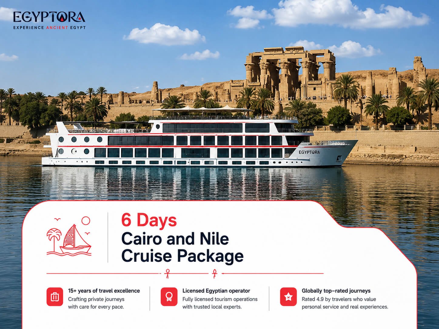 6 Days Cairo and Nile Cruise Package