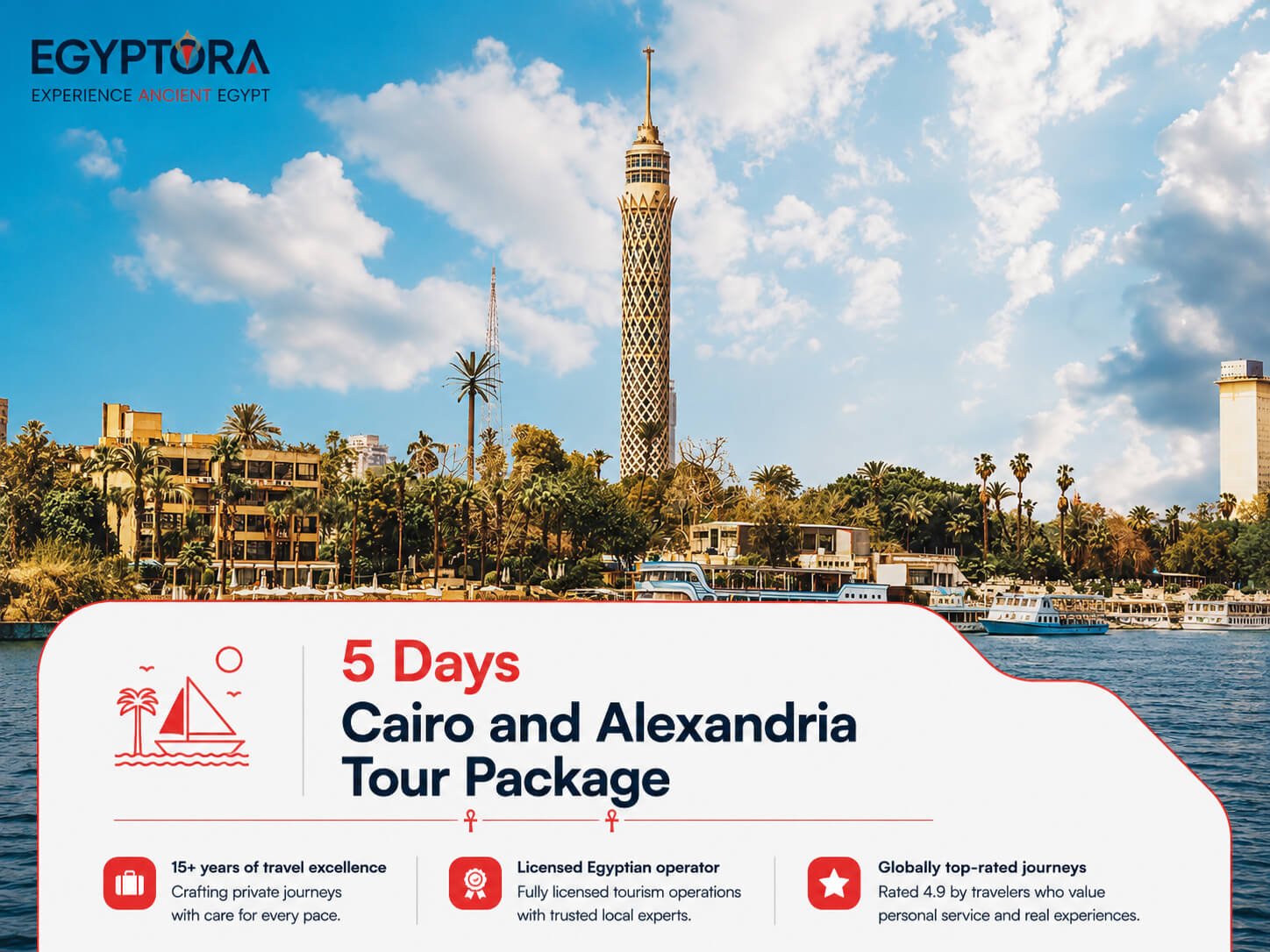 5 Days Cairo and Alexandria Tour Package